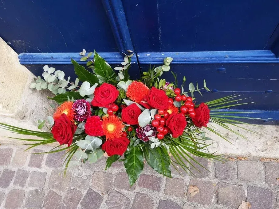 Bouquet rouge intense